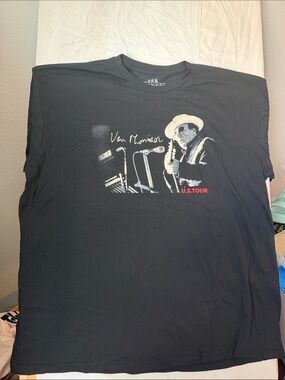 Black Graphic Tour Tee- Van Morrison